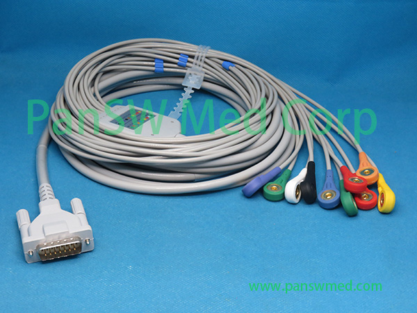 Compatible Cardiorapid K 31 K 33 K 36 ECG Cable Snap – PanswMed